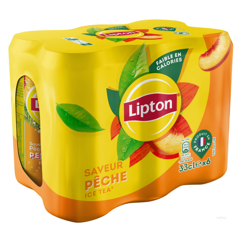 Lipton - Ice tea Pêche 6X33Cl