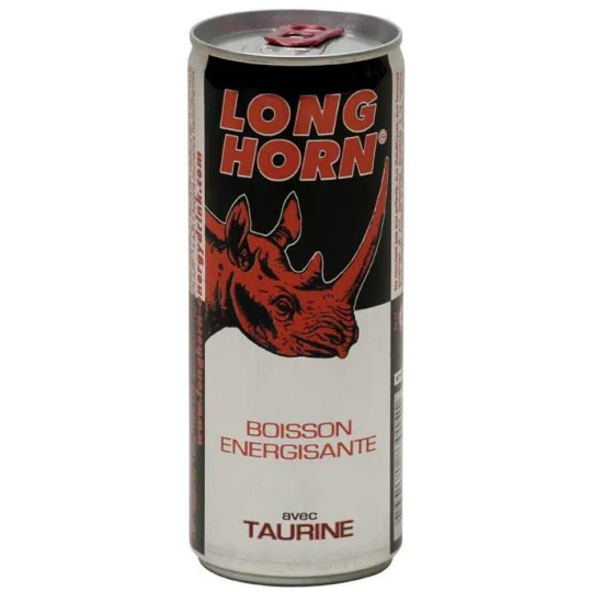 Long Horn - Boisson énergisante avec Taurine 50Cl