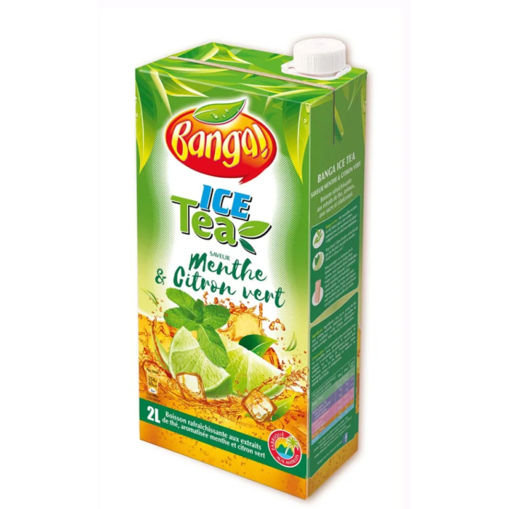 Banga - Boisson thé menthe citron 2L