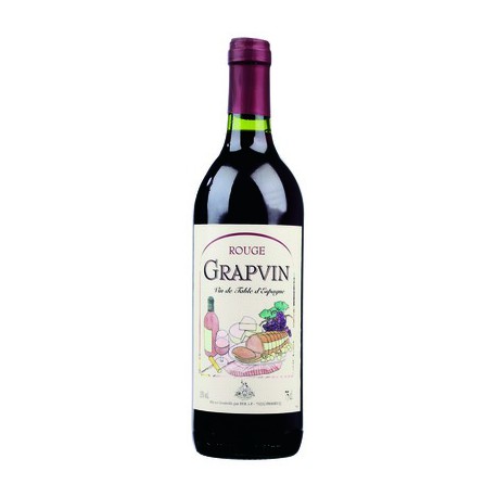 Grapvin - Vin de table d'Espagne, vin rouge
