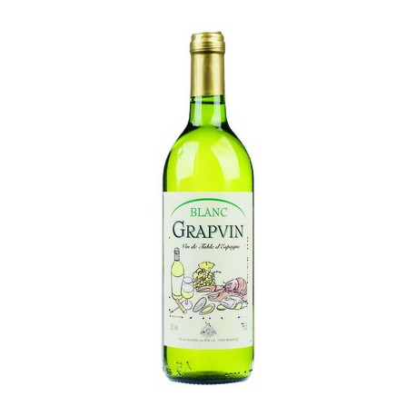 Grapvin - Vin de table d'Espagne, vin blanc
