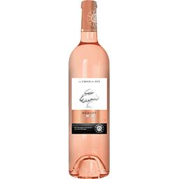 La Croix du Pin - Vin rosé IGP - Merlot