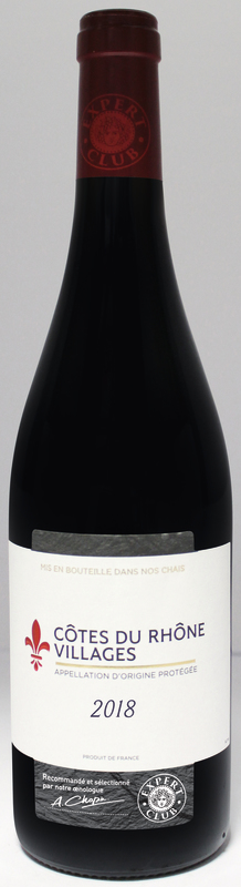 Expert Club - Côtes du Rhône Village Aop 2023, vin rouge