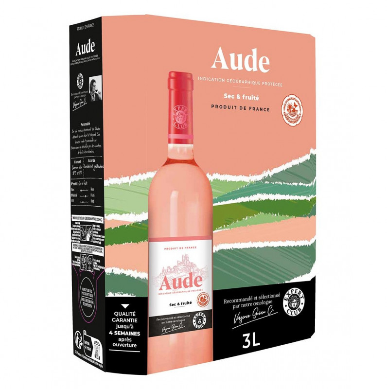 Expert Club - IGP Aude, vin rosé