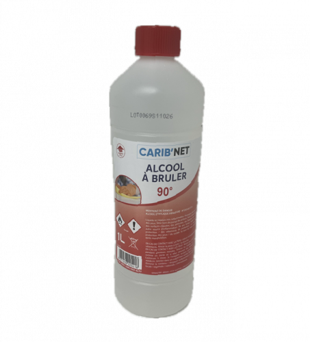 Carib'Net - Alcool à bruler 90°
