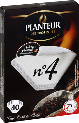 Planteur des Tropiques - Filtres à café N4