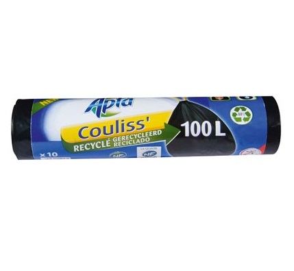 Apta - Sacs poubelle 100L liens coulissants