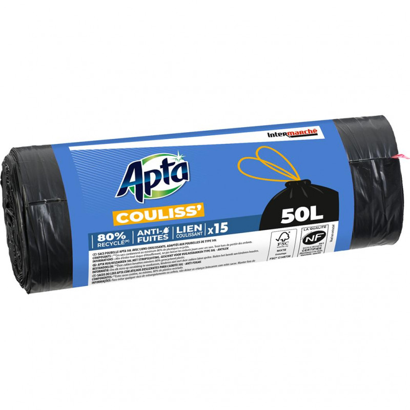Apta - Sac poubelle 50L
