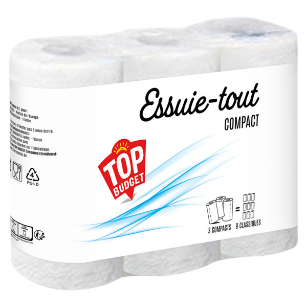 Top Budget -  Essuis-tout compact 3=9