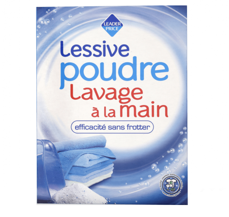 Leader Price - Lessive en poudre lavage main