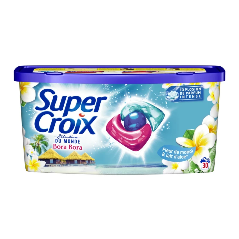 Super Croix -  Lessive capsules Bora Bora x30