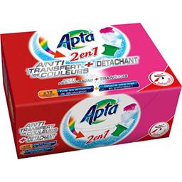 Apta - Anti-transfert de couleur + détachant X12