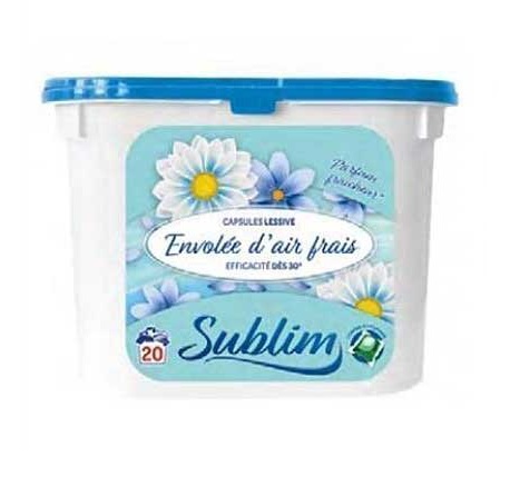 Sublim - Lessive en caps envolée air x20