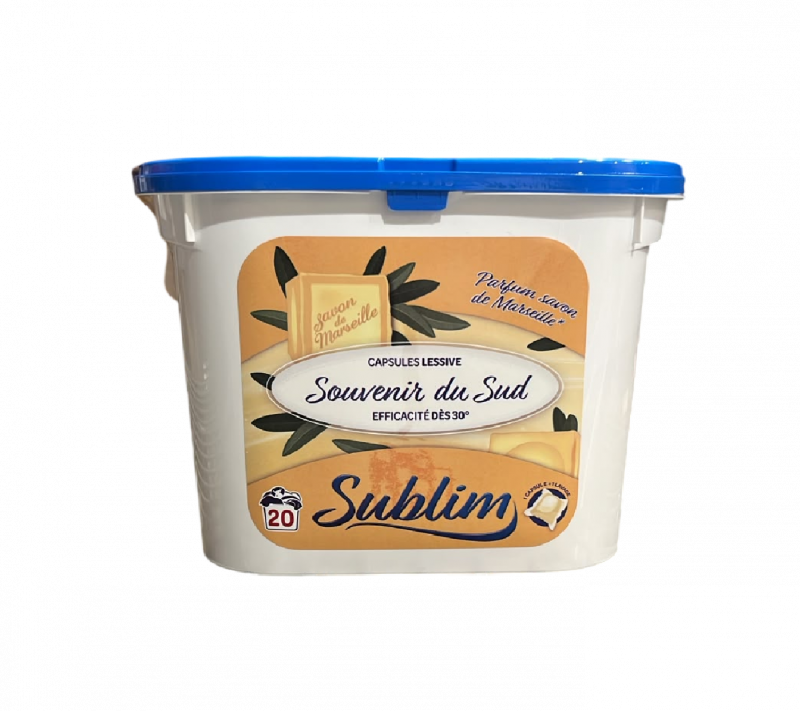 Sublim - Lessive en tablette Souvenir du sud x20
