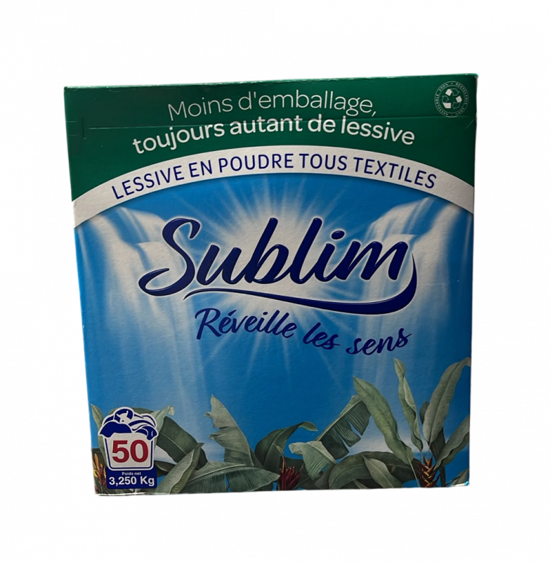 Sublim - Lessive en poudre 50D