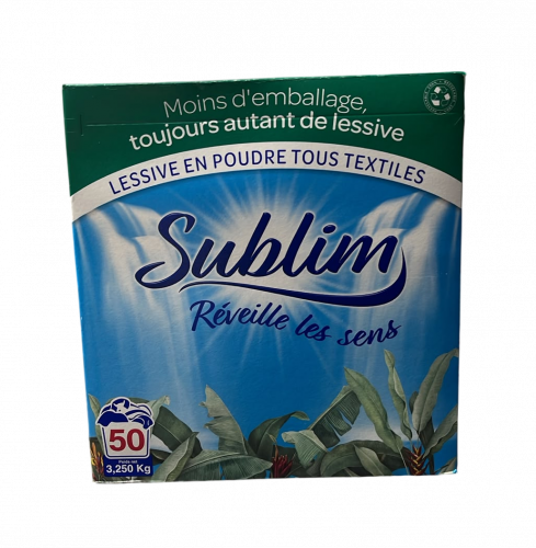 Sublim - Lessive en poudre 50D
