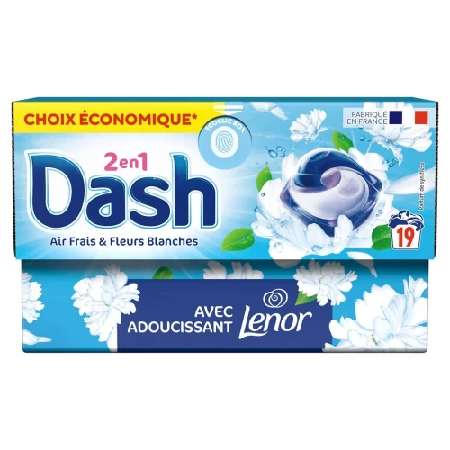 Dash - Pods Fleur blanche 19D