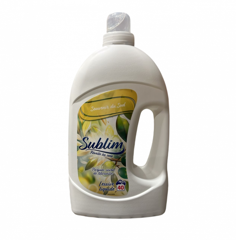 Sublim - Lessive liquide savon de Marseille 40D