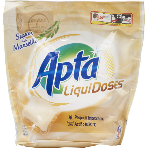 Apta - Lessive dosé savon de Marseille 30D