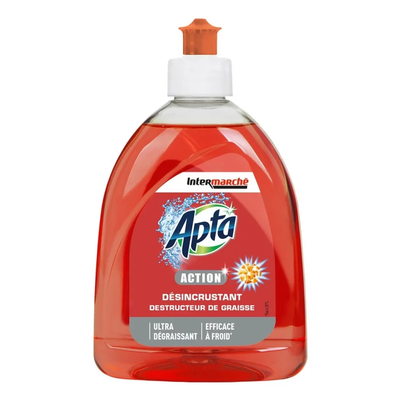 Apta - Liquide vaisselle destructeur de graisse 500ml