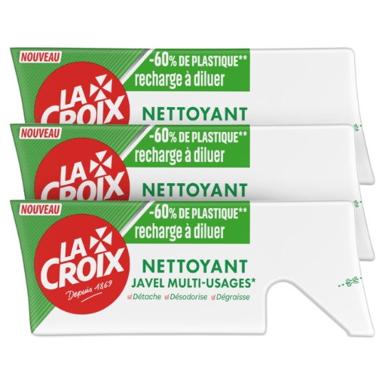 Lacroix - Nettoyant javel recharge à diluer x3
