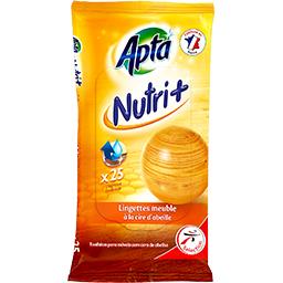 Apta - Lingettes meuble à la cire d'abeille Nutri+