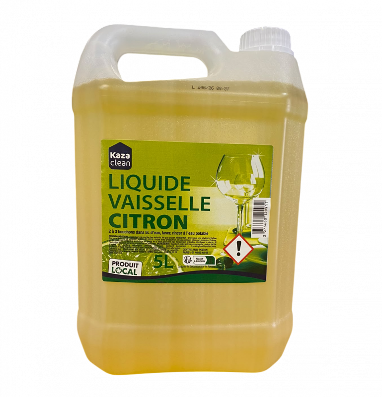 Kaza Clean - Liquide vaisselle 5L