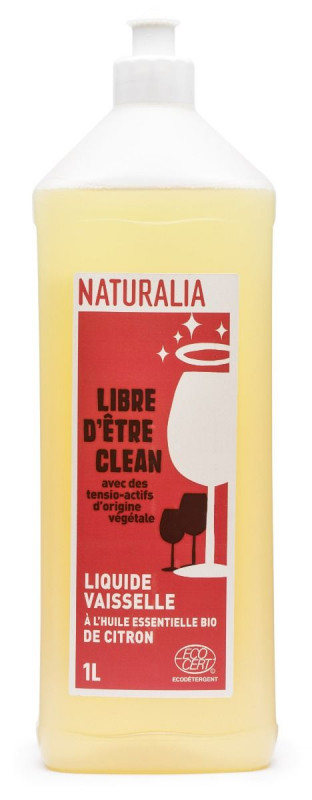 Naturalia - Liquide Vaisselle à l'huile essentielle de citron 1L
