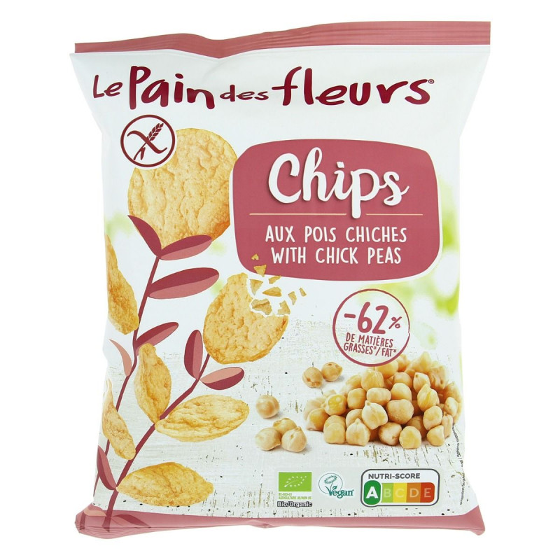 Le pain des fleurs - Chips aux Pois chiche Bio