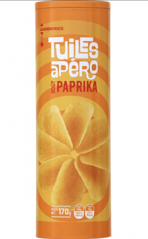 Leader Price - Tuiles apéritives au paprika