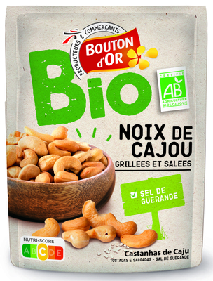 Bouton d'Or - Noix de cajou grillées et salées bio 100g