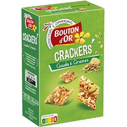 Bouton d'Or - Biscuits Crackers gouda & graines