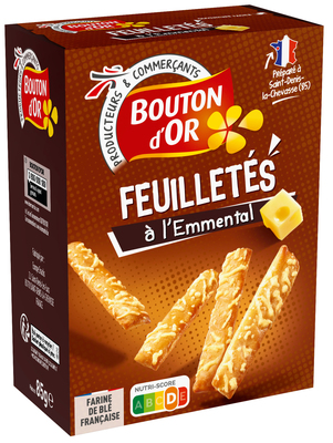 Bouton d'Or - Feuilletés apéritifs à l'emmental