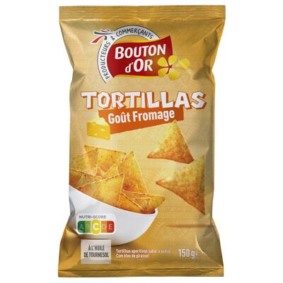 Bouton d'Or - Chips tortilla au fromage