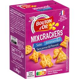 Bouton d'Or - Mix Crackers salé emmental sésame & pavot