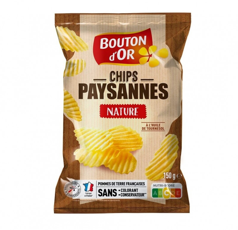 Bouton d'Or - Chips paysannes nature