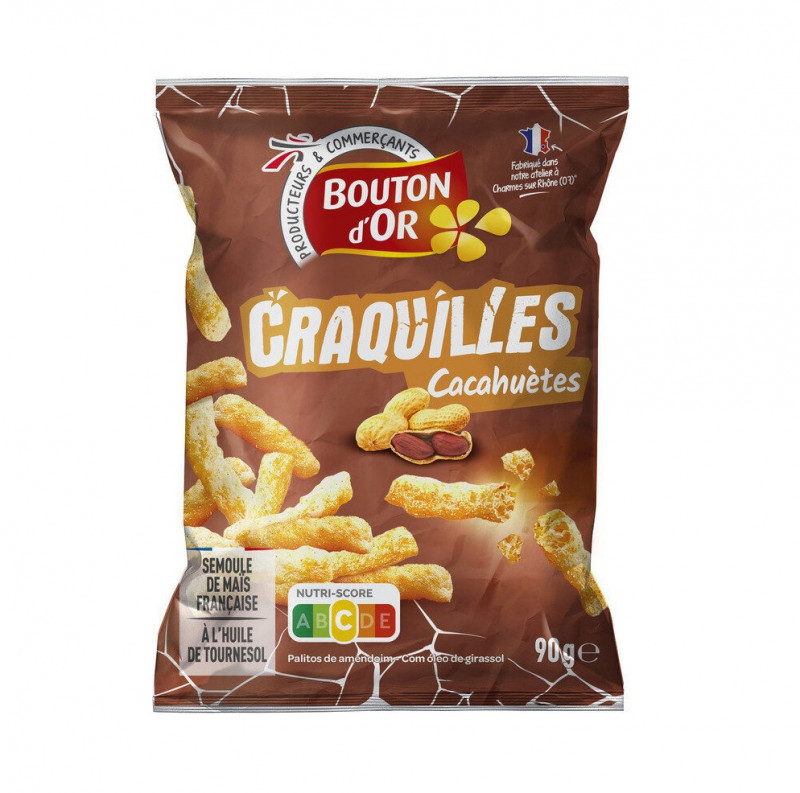 Bouton d'Or - Biscuits Craquilles cacahuètes