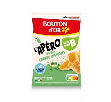 Bouton d'or - Chips de fèves saveur crème oignon 90g