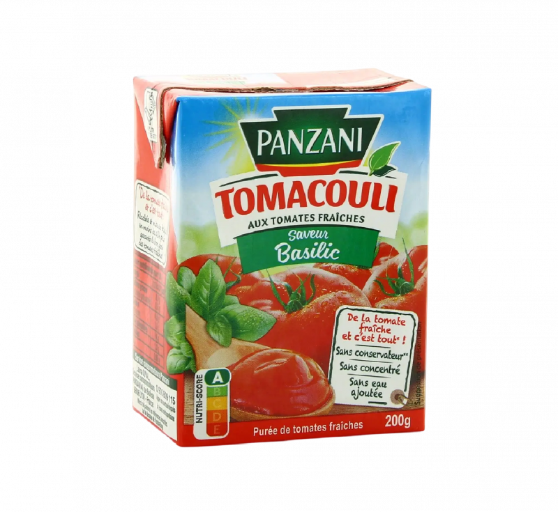 Panzani - Purée tomate basilic 200g