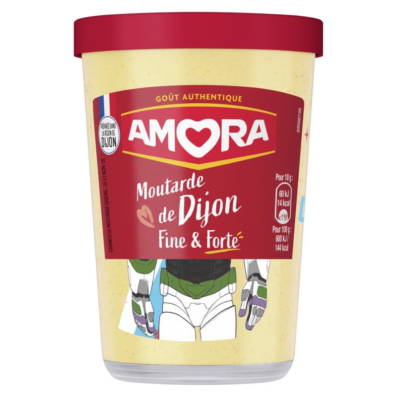Amora - Moutarde forte 185g