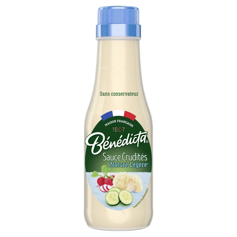 Bénédicta - Sauce crudités nature légère 295g