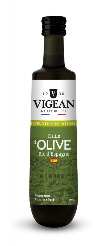 Vigean - Huile d'Olive fruitée 50cl Bio