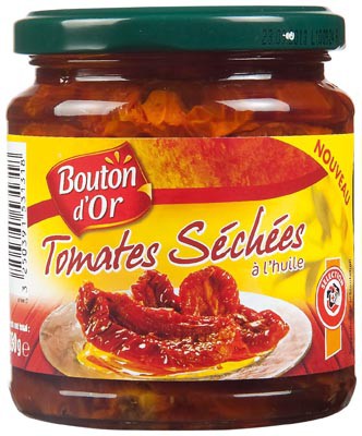 Bouton d'Or - Tomates séchées marinées à l'huile