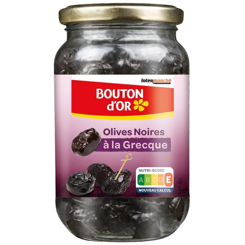 Bouton d'Or - Olives noires à la grecque