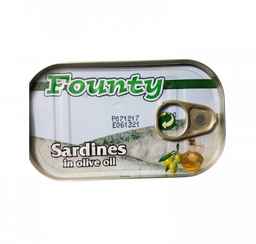 Founty - Sardines à l'huile d'olive