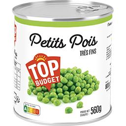 Top Budget - Petit pois très fins