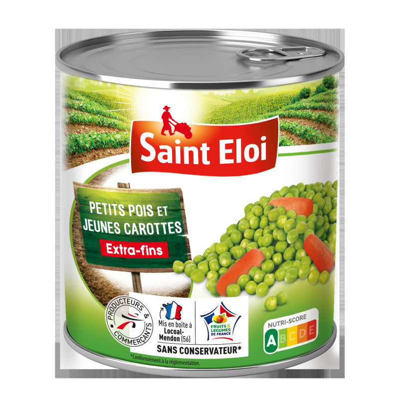 Saint Eloi - Petits pois extra-fins et carottes à l'étuvée