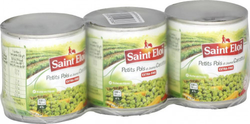 Saint Eloi - Petits pois et carottes extra-fins 3x130g