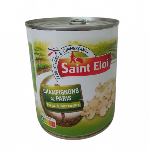 Saint Eloi - Champignons de Paris pieds et morceaux