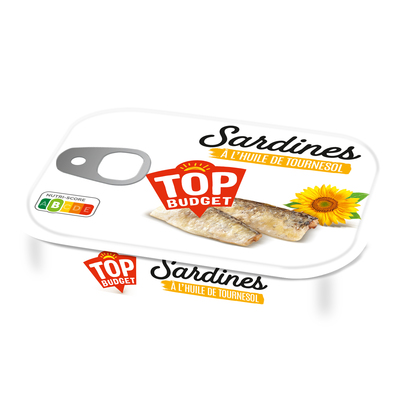 Top Budget - Sardines à l'huile de tournesol